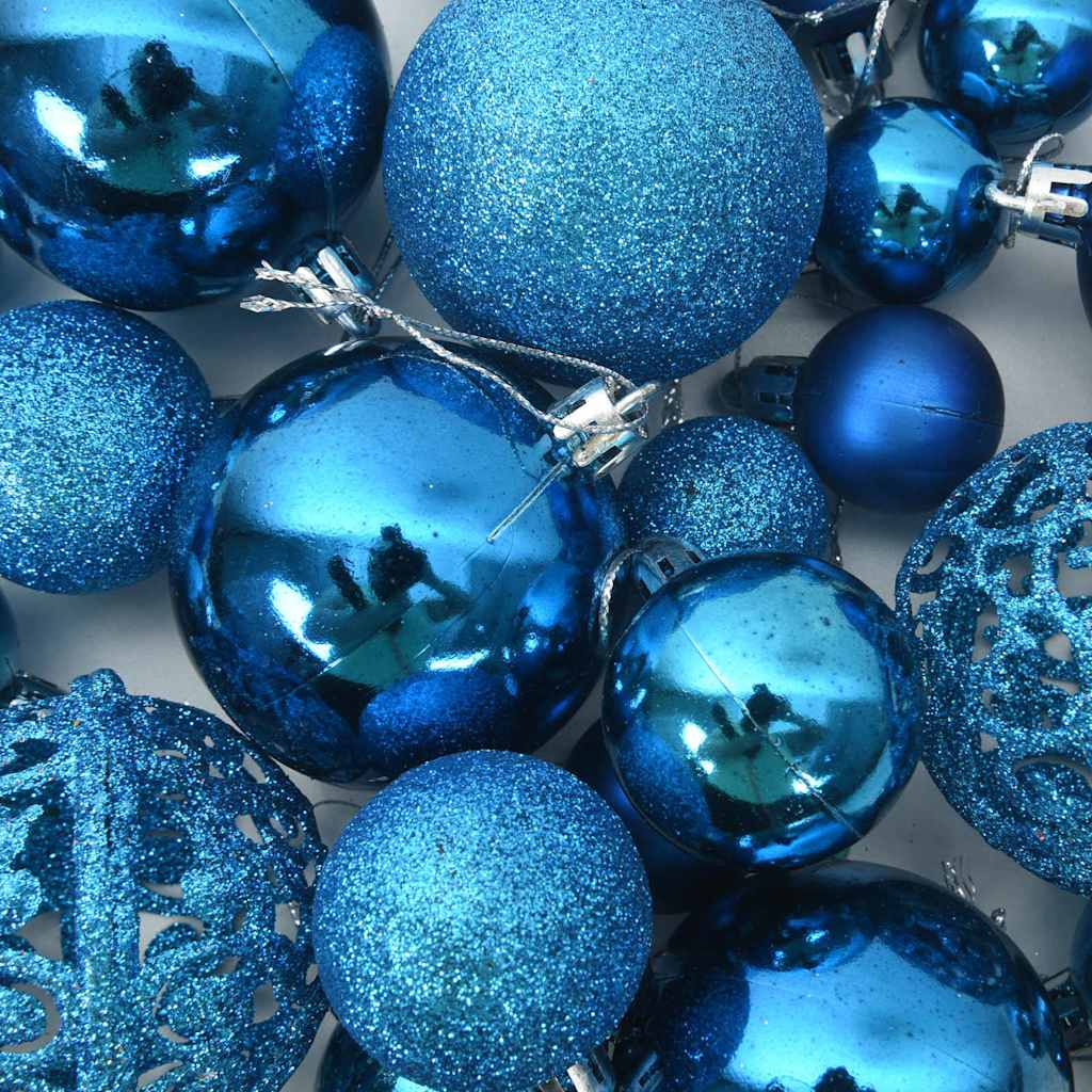 Set Palline di Natale 100 pz Blu