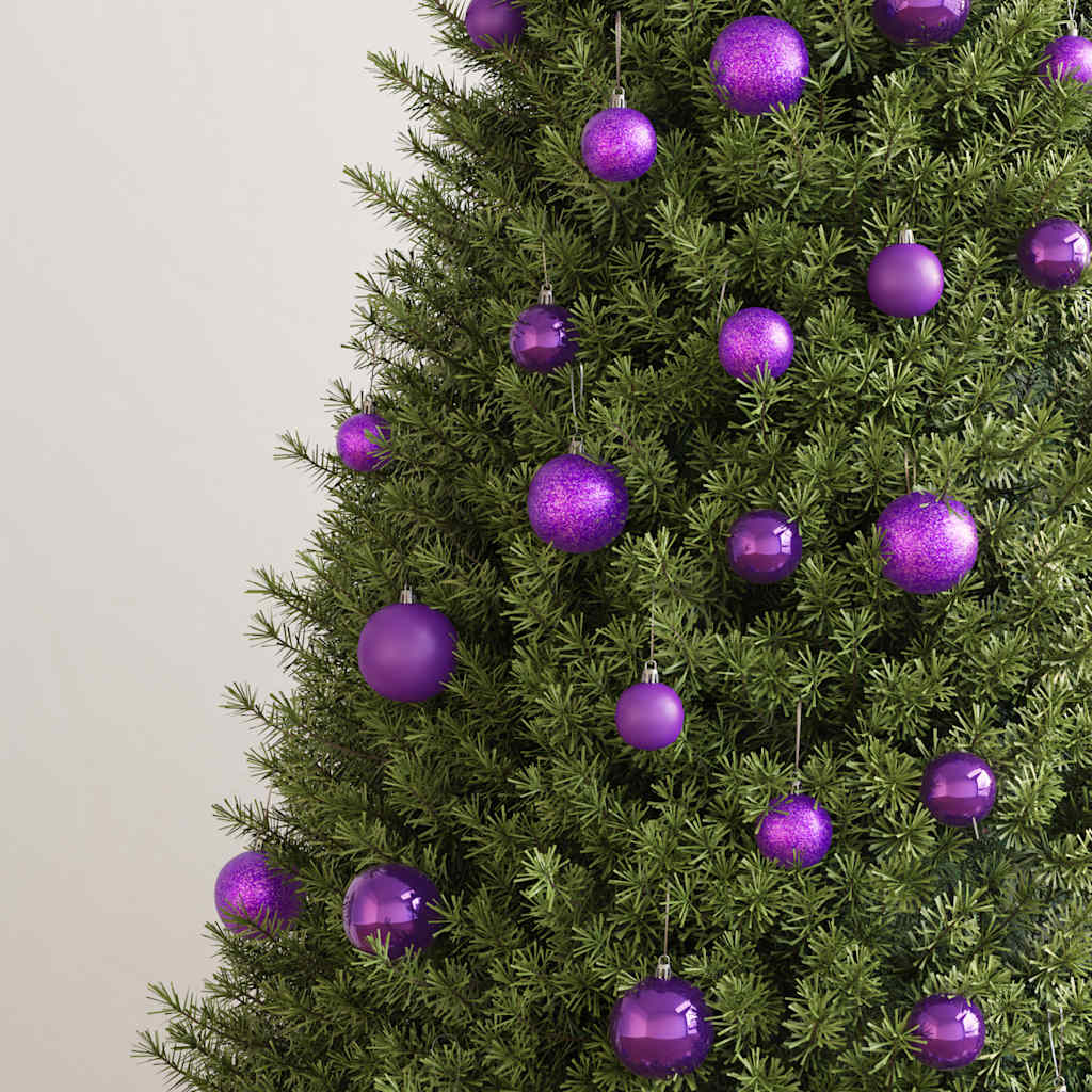 Set Palline di Natale 100 pz Viola