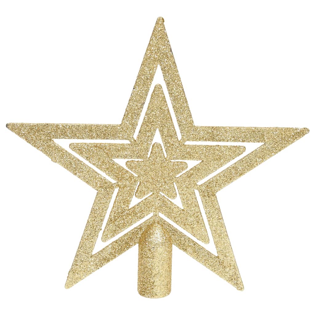 Set Addobbi di Natale 70 pz Oro e Rosso
