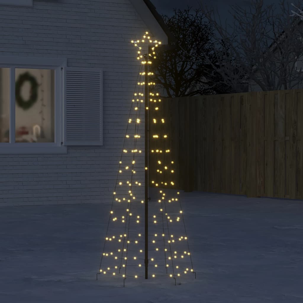 Albero di Natale LED  con picchetti 220 LED Bianco Caldo 180 cm (solo AU)