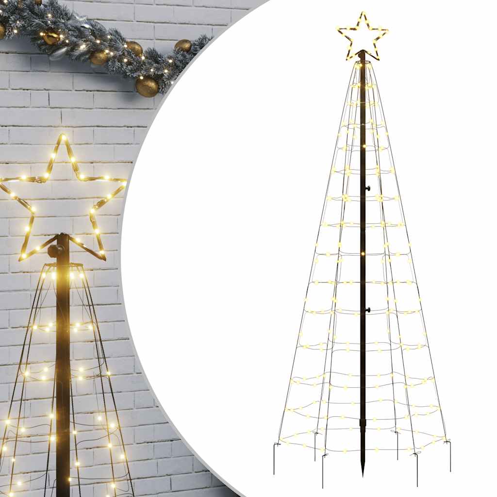 Albero di Natale LED  con picchetti 220 LED Bianco Caldo 180 cm (solo AU)