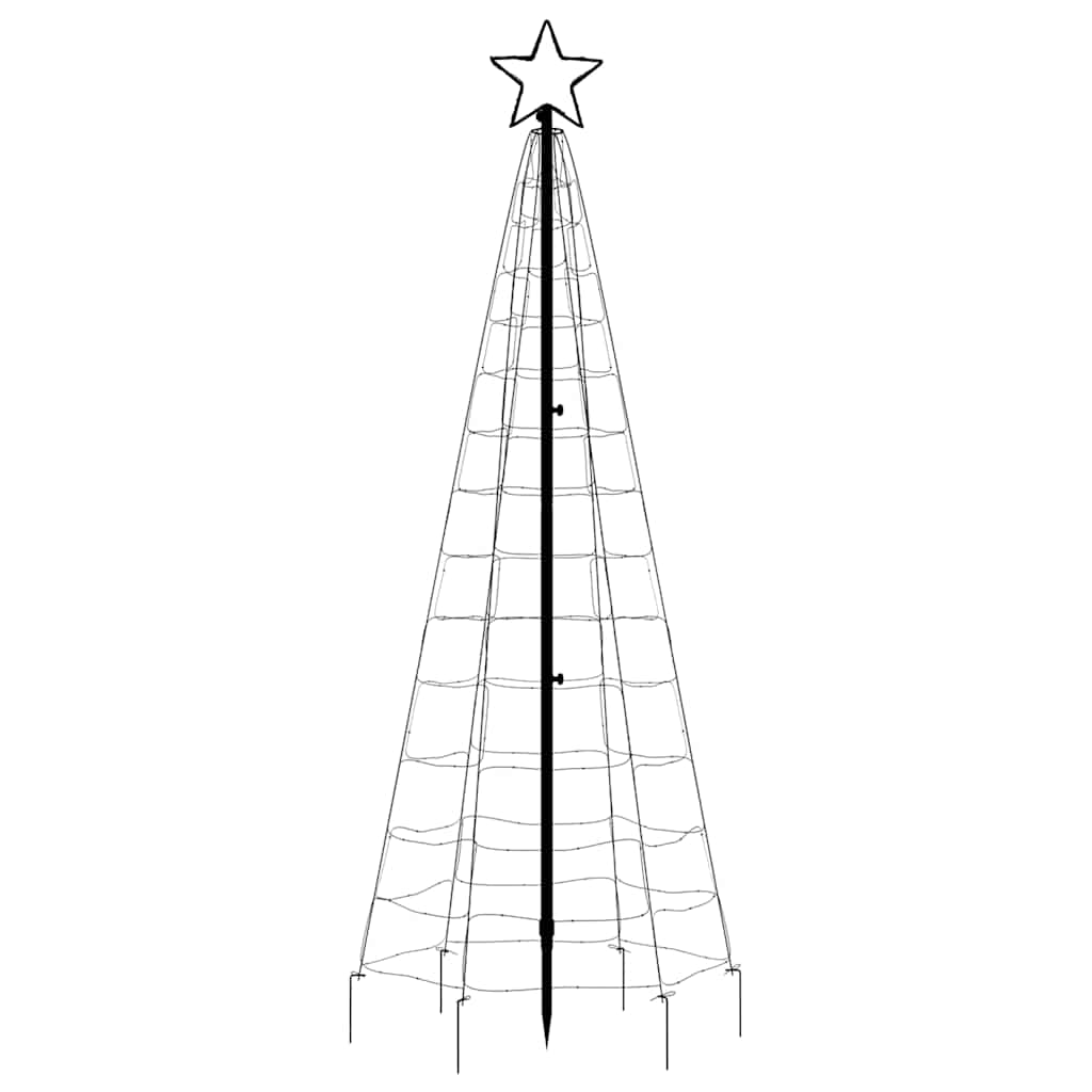 Albero di Natale LED  con picchetti 220 LED Bianco Caldo 180 cm (solo AU)