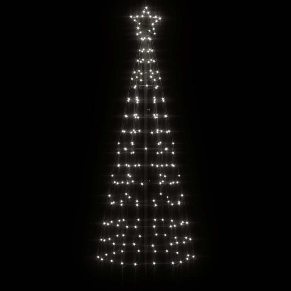 Albero di Natale LED con picchetti 220 LED Bianco Freddo 180 cm (solo AU)
