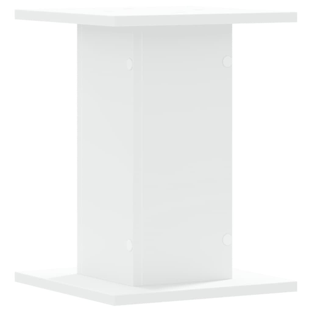 Supporti per Piante 2 pz Bianchi 30x30x40cm Legno Multistrato