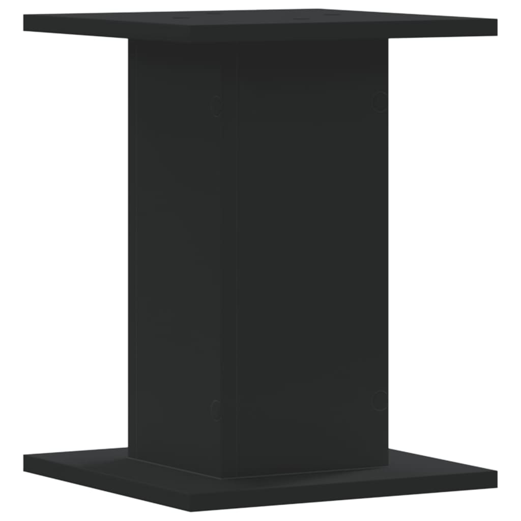 Supporti per Piante 2 pz Neri 30x30x40 cm Legno Multistrato