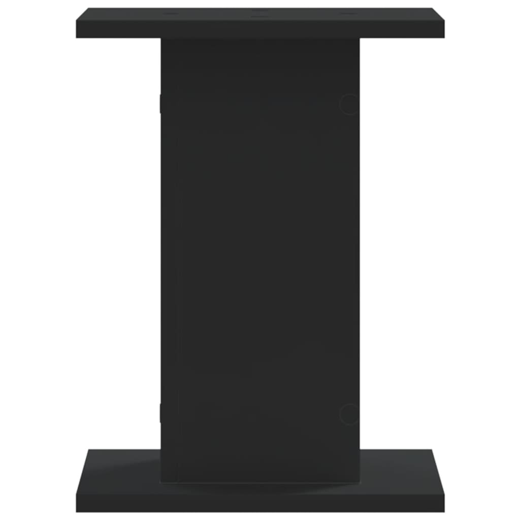 Supporti per Piante 2 pz Neri 30x30x40 cm Legno Multistrato