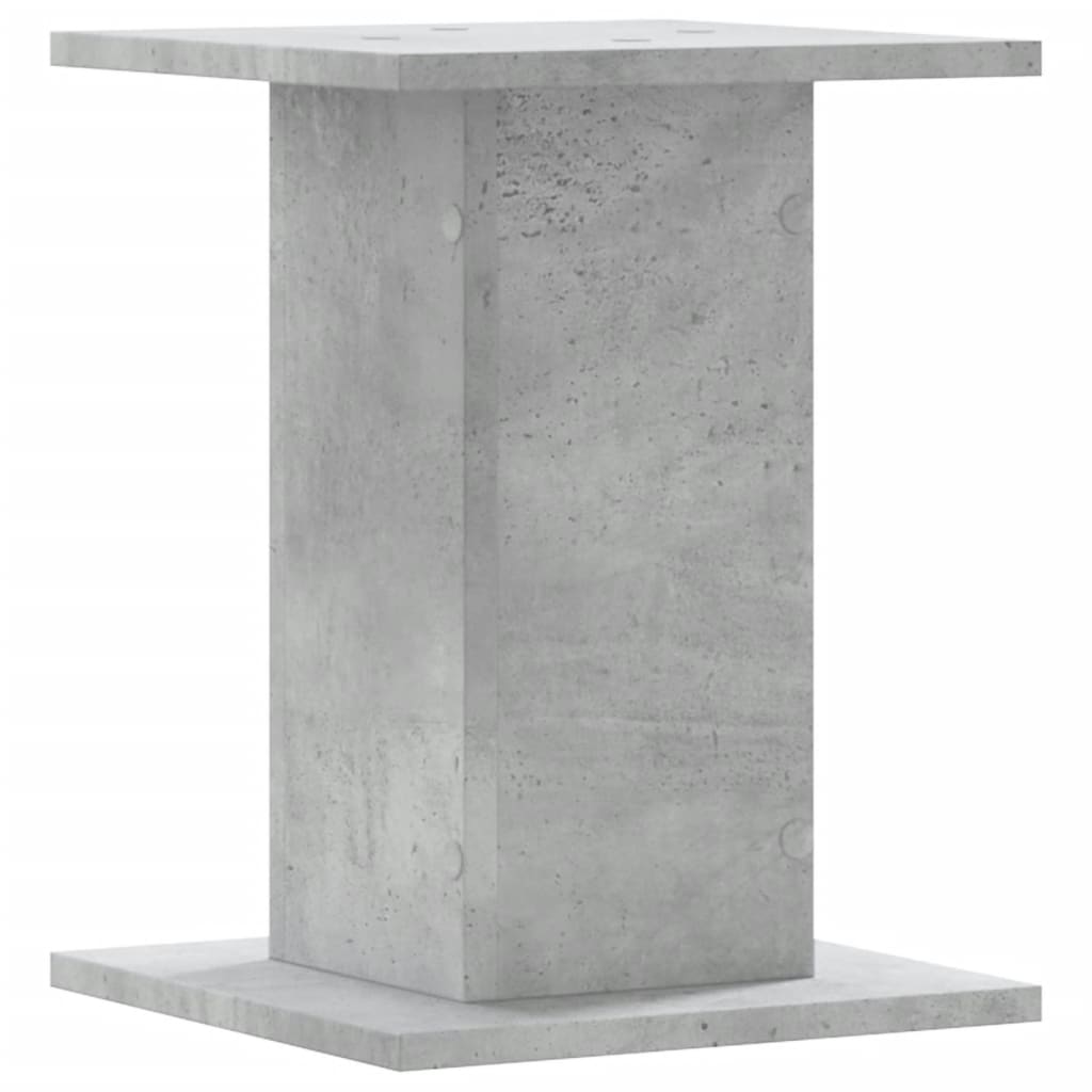 Supporti per Piante 2 pz Grigio Cemento 30x30x50 cm Truciolato