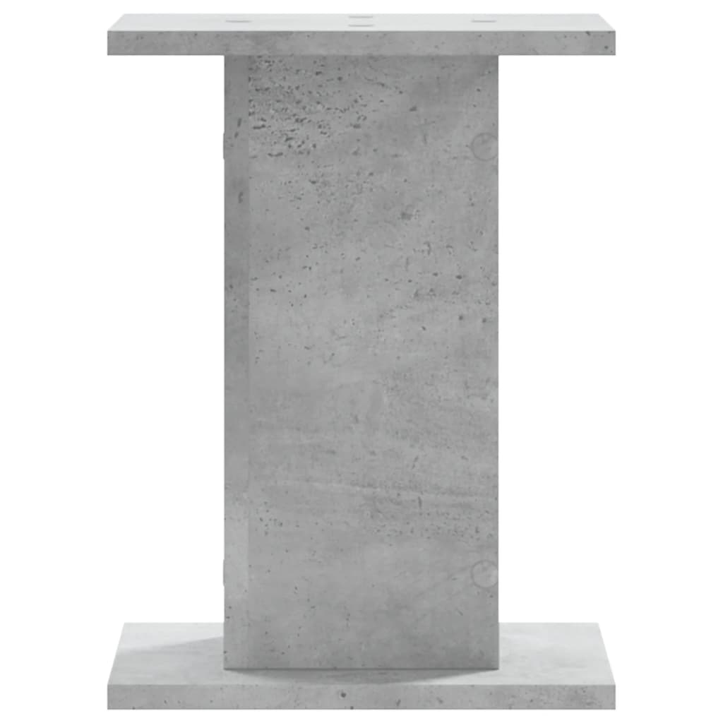 Supporti per Piante 2 pz Grigio Cemento 30x30x50 cm Truciolato