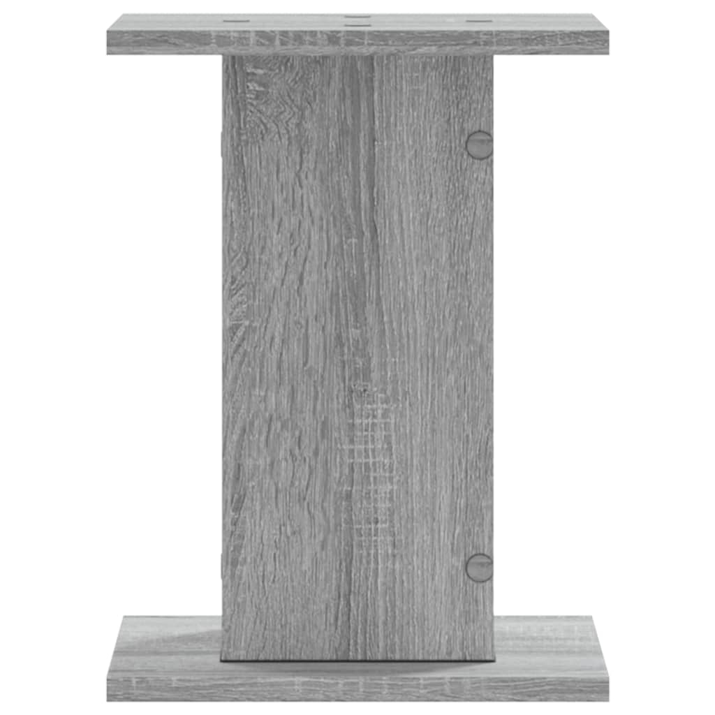 Supporti per Piante 2 pz Grigio Sonoma 30x30x40cm in Truciolato