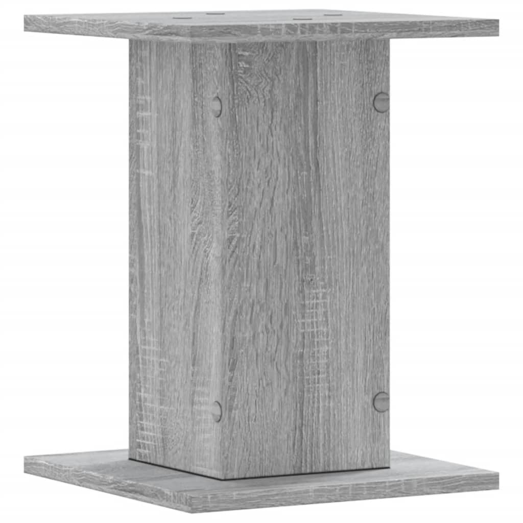 Supporti per Piante 2 pz Grigio Sonoma 30x30x40cm in Truciolato