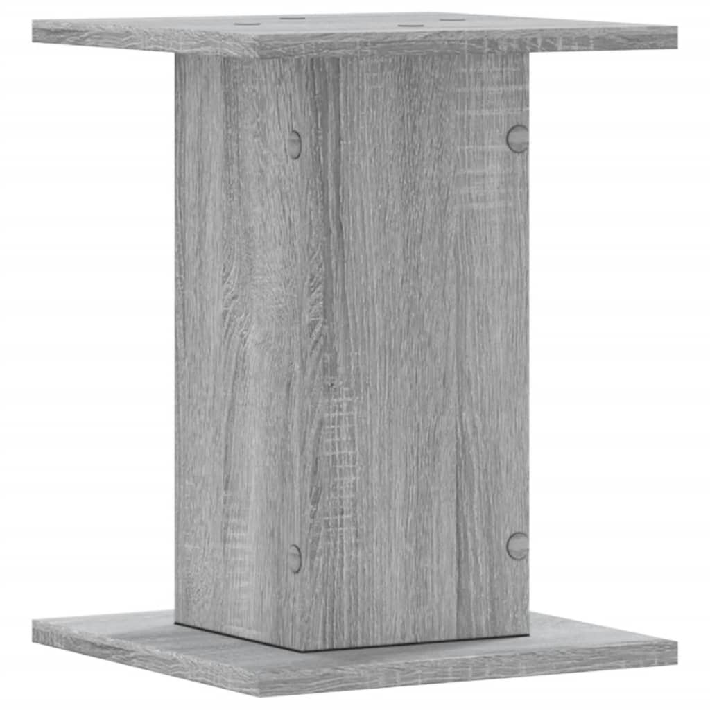 Supporti per Piante 2 pz Grigio Sonoma 30x30x40cm in Truciolato