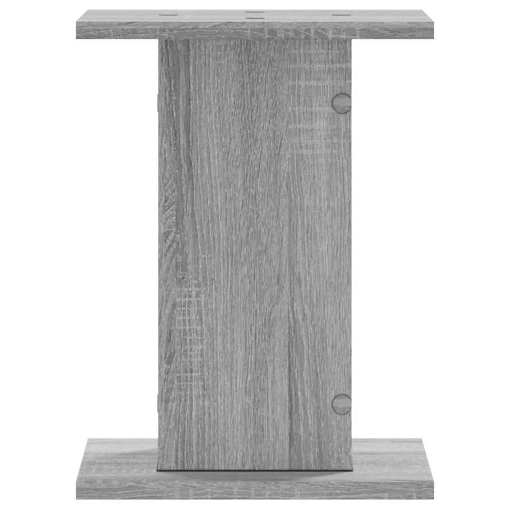Supporti per Piante 2 pz Grigio Sonoma 30x30x40cm in Truciolato