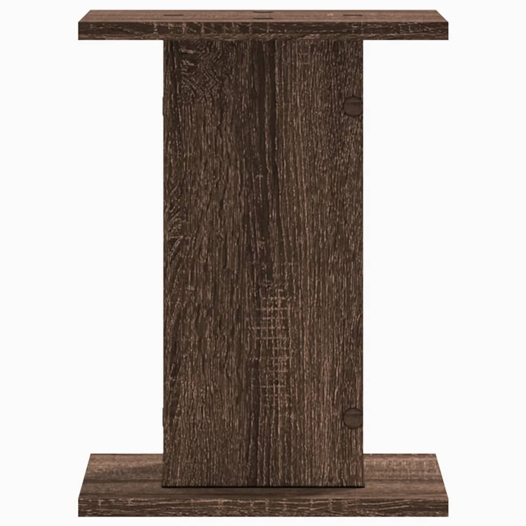 Supporti per Piante 2 pz Rovere Marrone 30x30x40 cm Truciolato