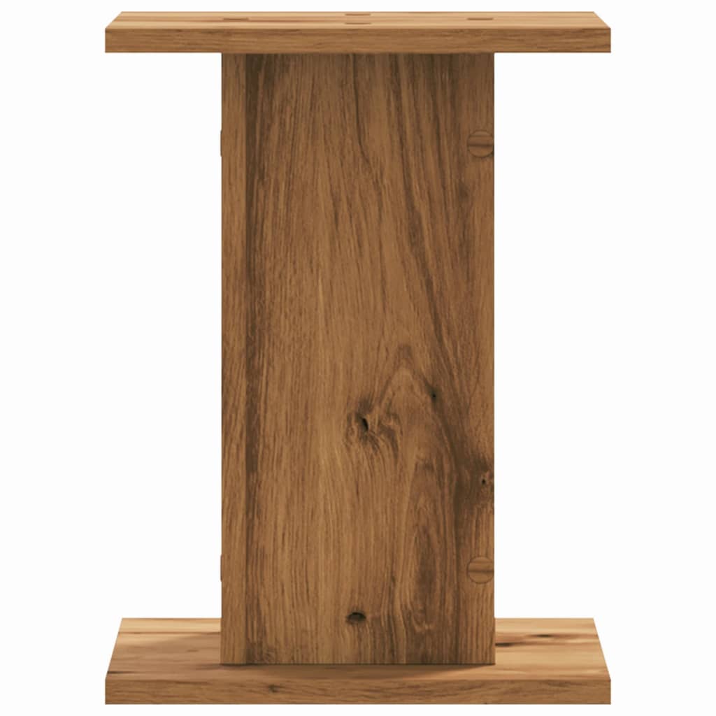 Supporti Piante 2 pz Rovere Artigianale 30x30x40 cm Truciolato
