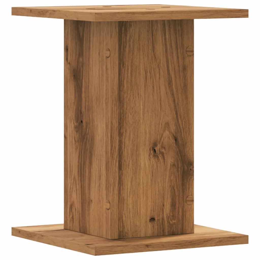 Supporti Piante 2 pz Rovere Artigianale 30x30x40 cm Truciolato