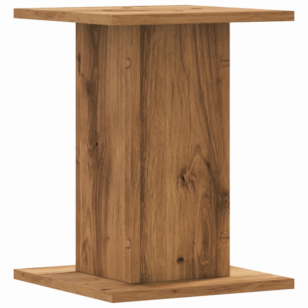 Supporti Piante 2 pz Rovere Artigianale 30x30x40 cm Truciolato