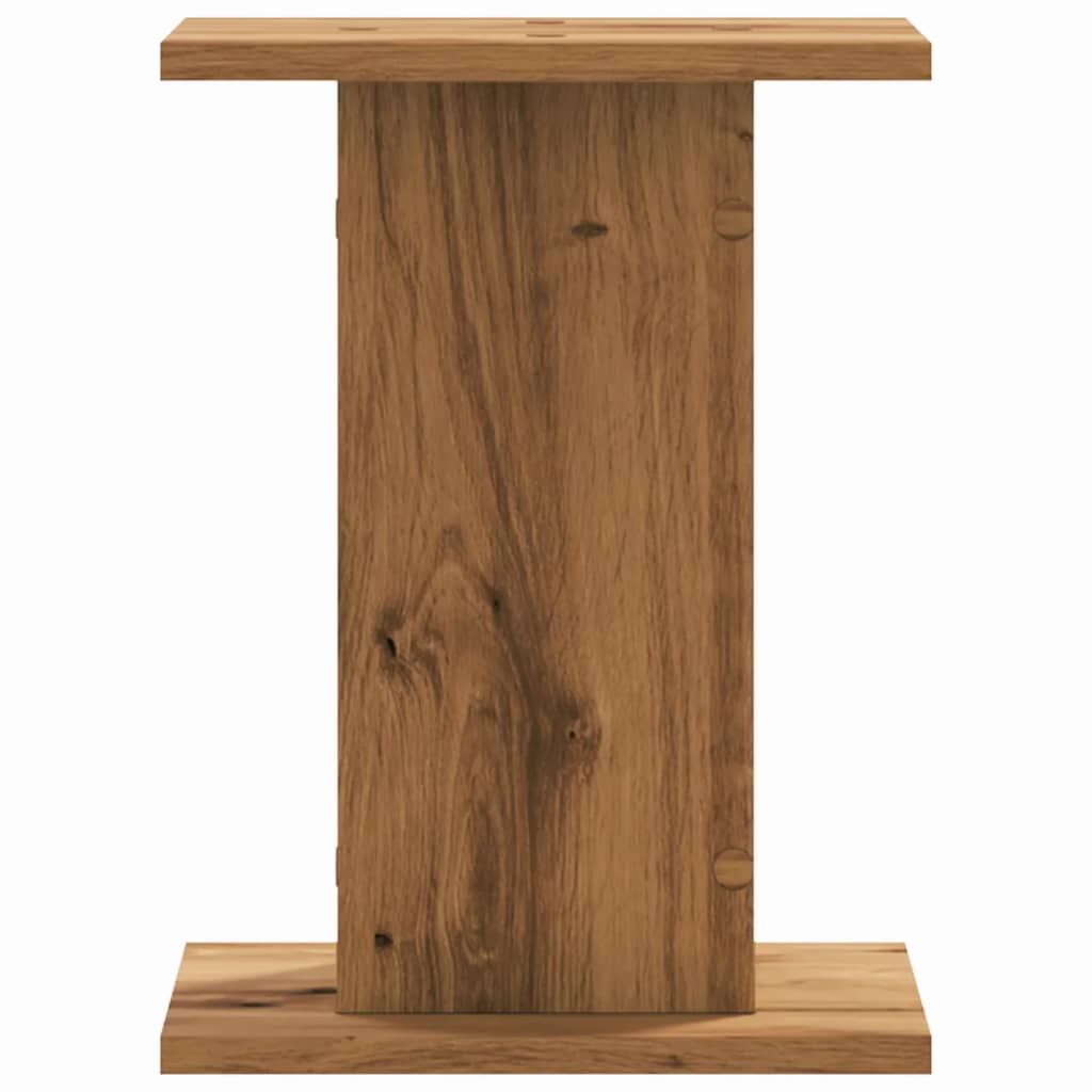 Supporti Piante 2 pz Rovere Artigianale 30x30x40 cm Truciolato