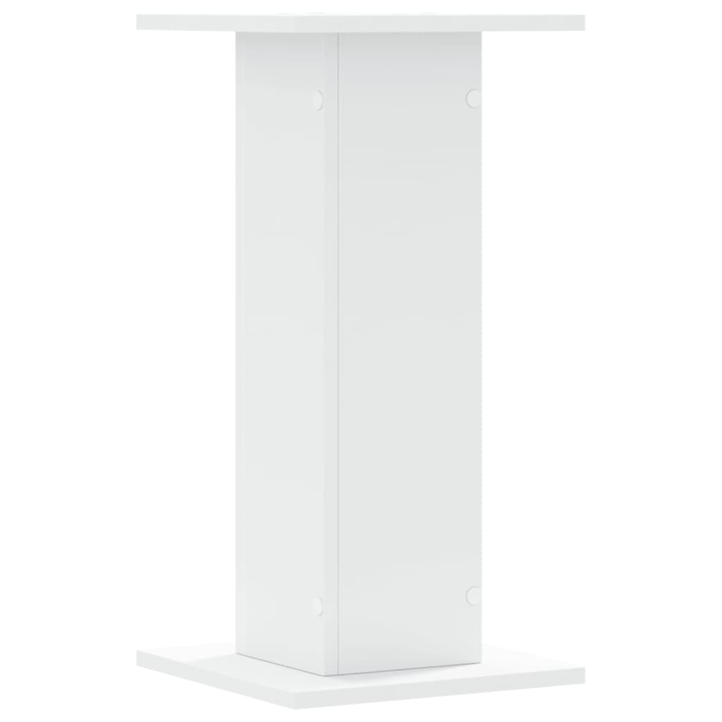 Supporti per Piante 2 pz Bianchi 30x30x60 cm Legno Multistrato