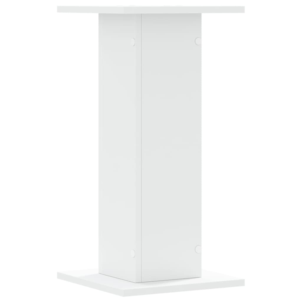 Supporti per Piante 2 pz Bianchi 30x30x60 cm Legno Multistrato