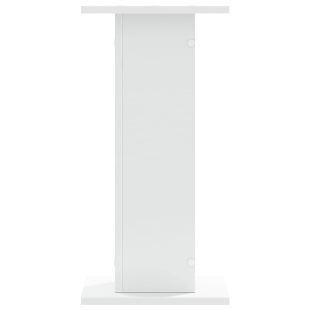 Supporti per Piante 2 pz Bianchi 30x30x60 cm Legno Multistrato