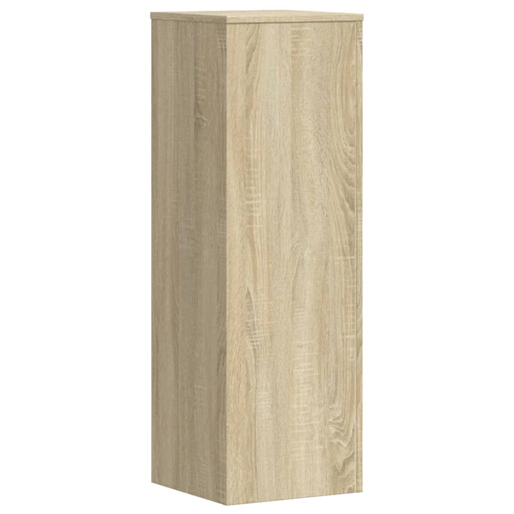 Supporti per Piante 2 pz Rovere Sonoma 33x33x100 cm Multistrato