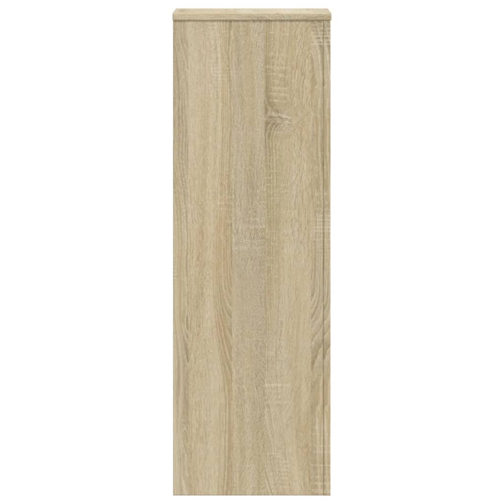 Supporti per Piante 2 pz Rovere Sonoma 33x33x100 cm Multistrato