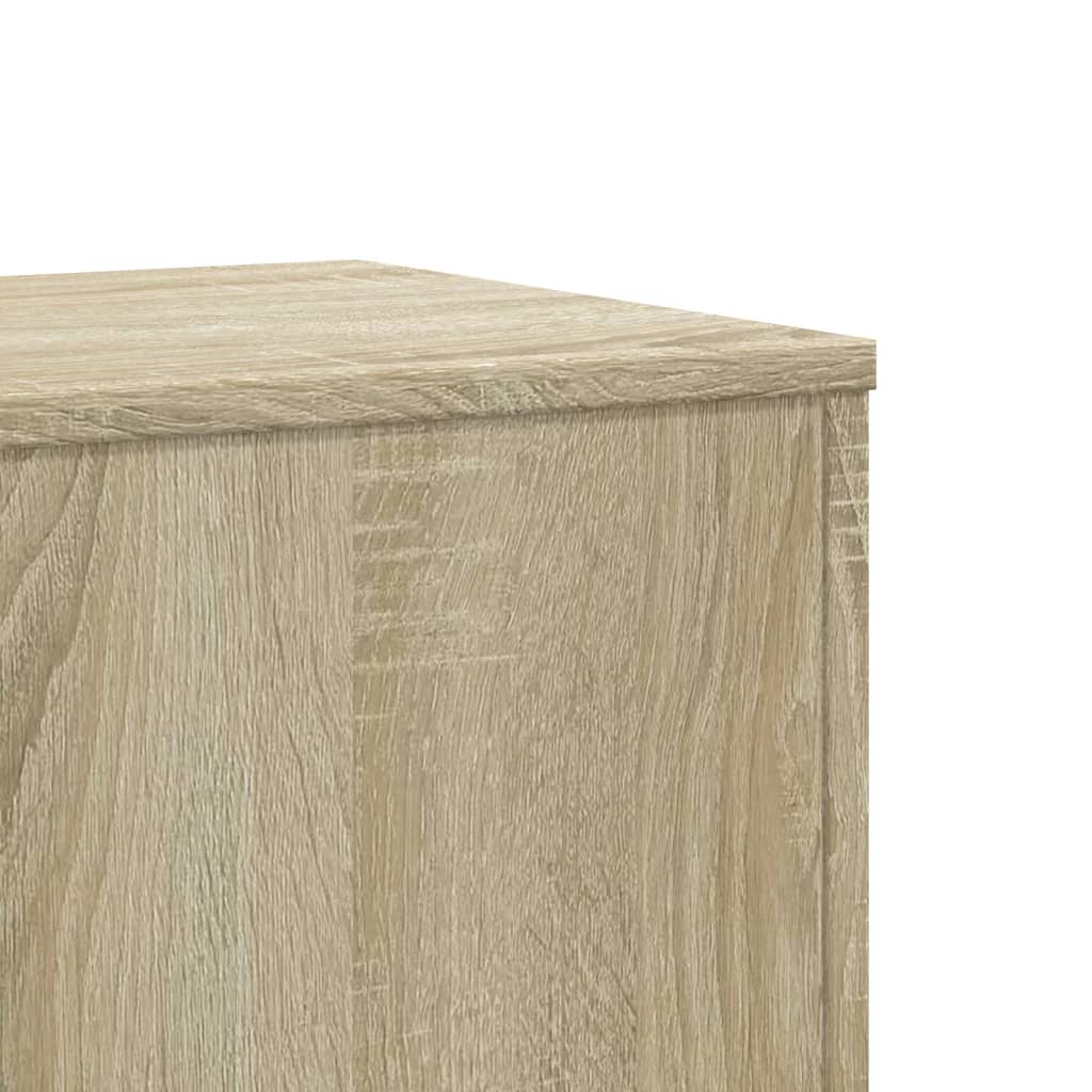 Supporti per Piante 2 pz Rovere Sonoma 33x33x100 cm Multistrato