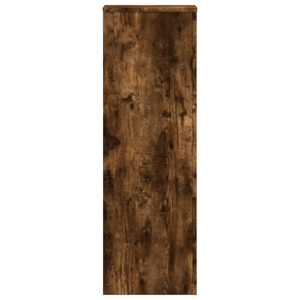 Supporti per Piante 2 pz Rovere 33x33x100 cm Legno Multistrato