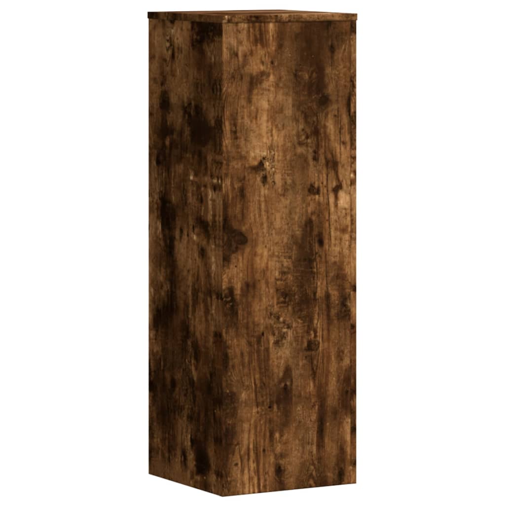 Supporti per Piante 2 pz Rovere 33x33x100 cm Legno Multistrato