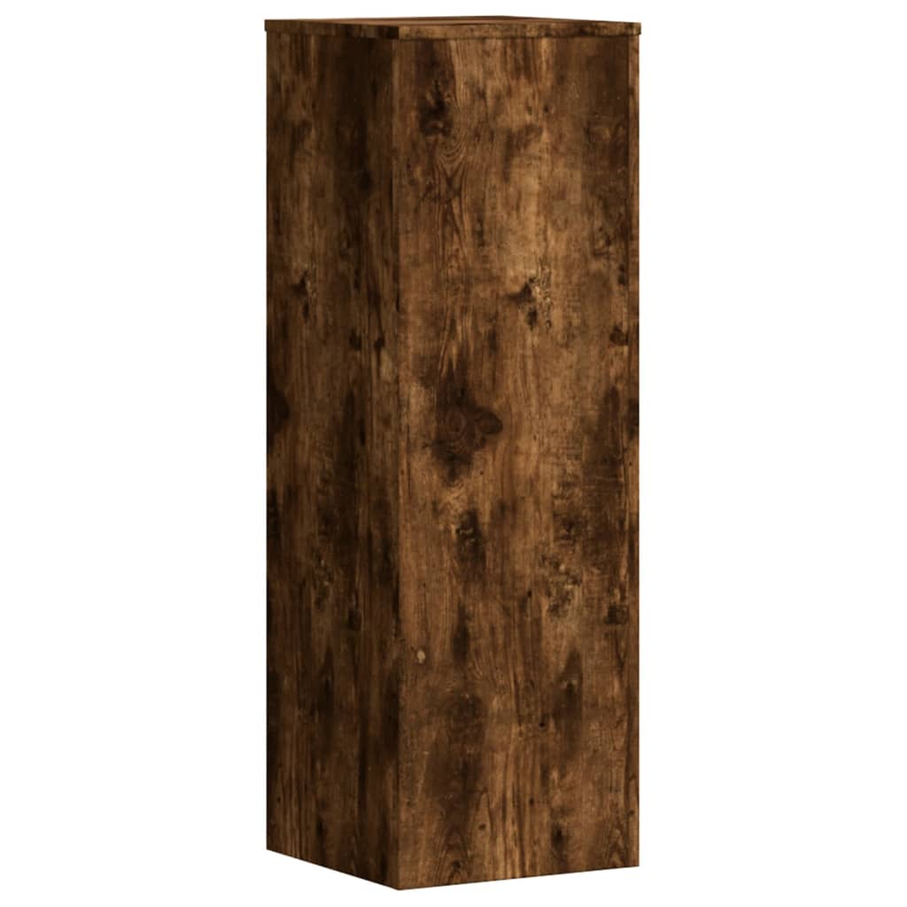 Supporti per Piante 2 pz Rovere 33x33x100 cm Legno Multistrato