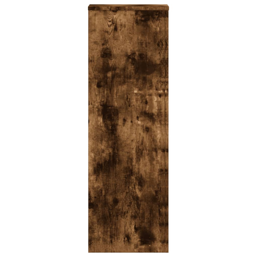 Supporti per Piante 2 pz Rovere 33x33x100 cm Legno Multistrato
