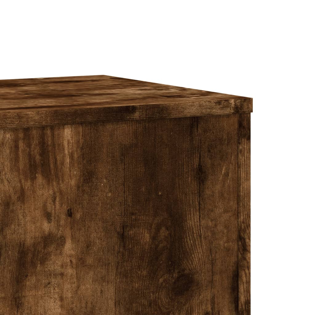 Supporti per Piante 2 pz Rovere 33x33x100 cm Legno Multistrato