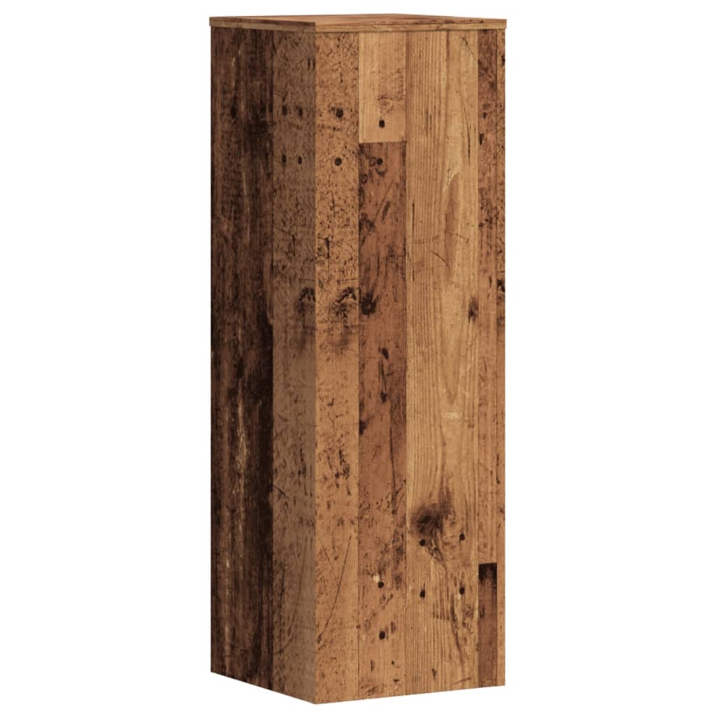 Supporti per Piante 2 pz Legno Vecchio 33x33x100 cm Multistrato