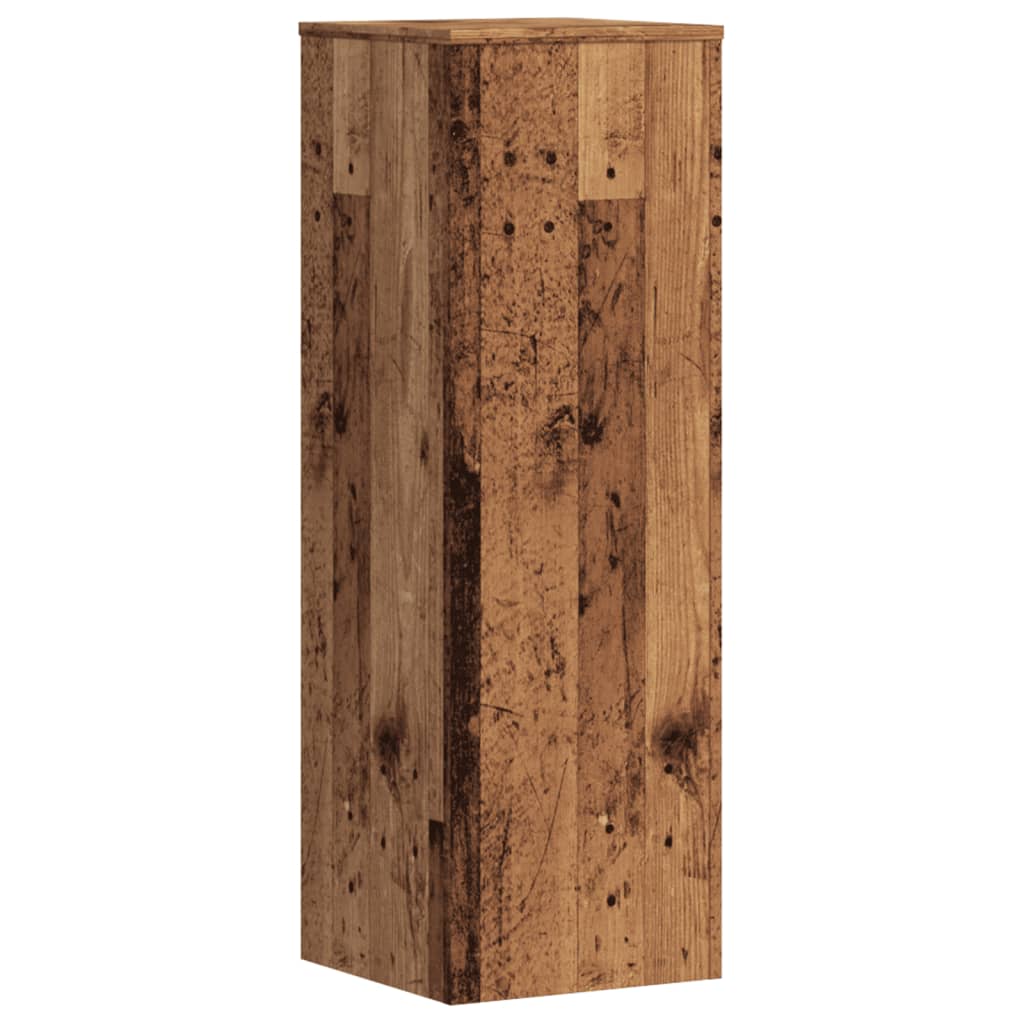 Supporti per Piante 2 pz Legno Vecchio 33x33x100 cm Multistrato