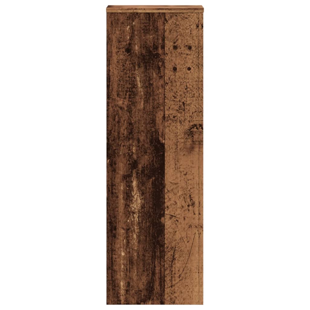 Supporti per Piante 2 pz Legno Vecchio 33x33x100 cm Multistrato