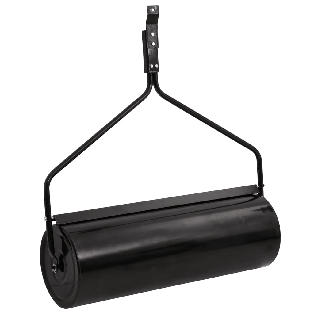 Rullo da Giardino trainabile con Aeratore a Morsetti Nero 63 L in Ferro