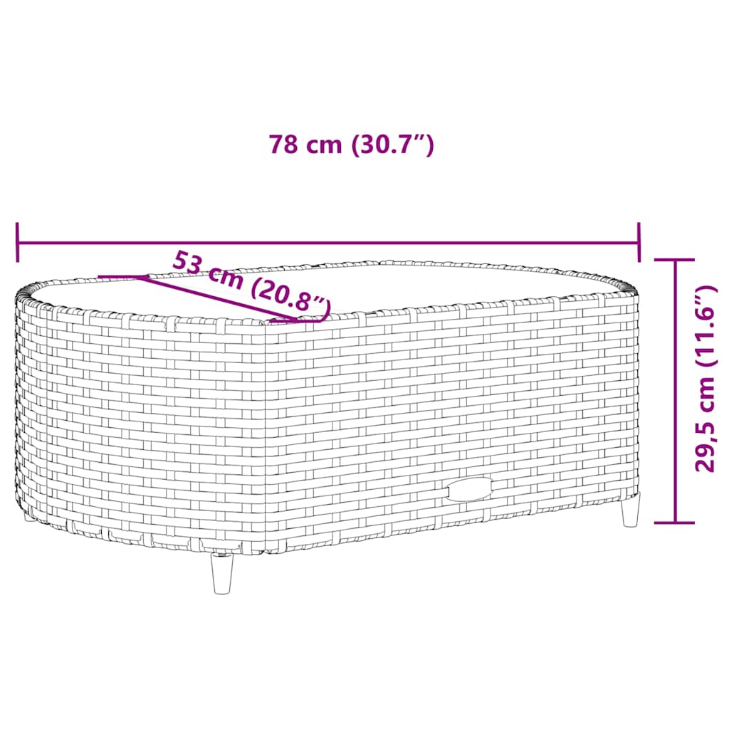 Set Divani da Giardino con Cuscini 7pz Nero Polyrattan
