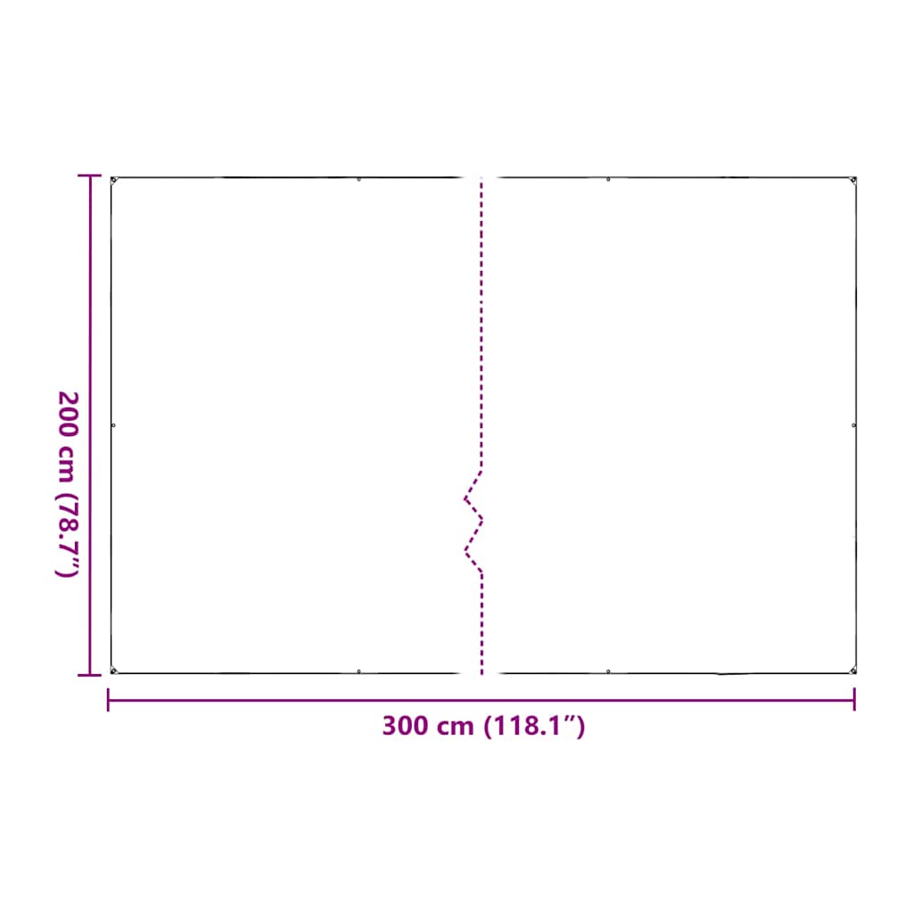 Copertura per Piante con Occhielli 2x3 m in Polietilene