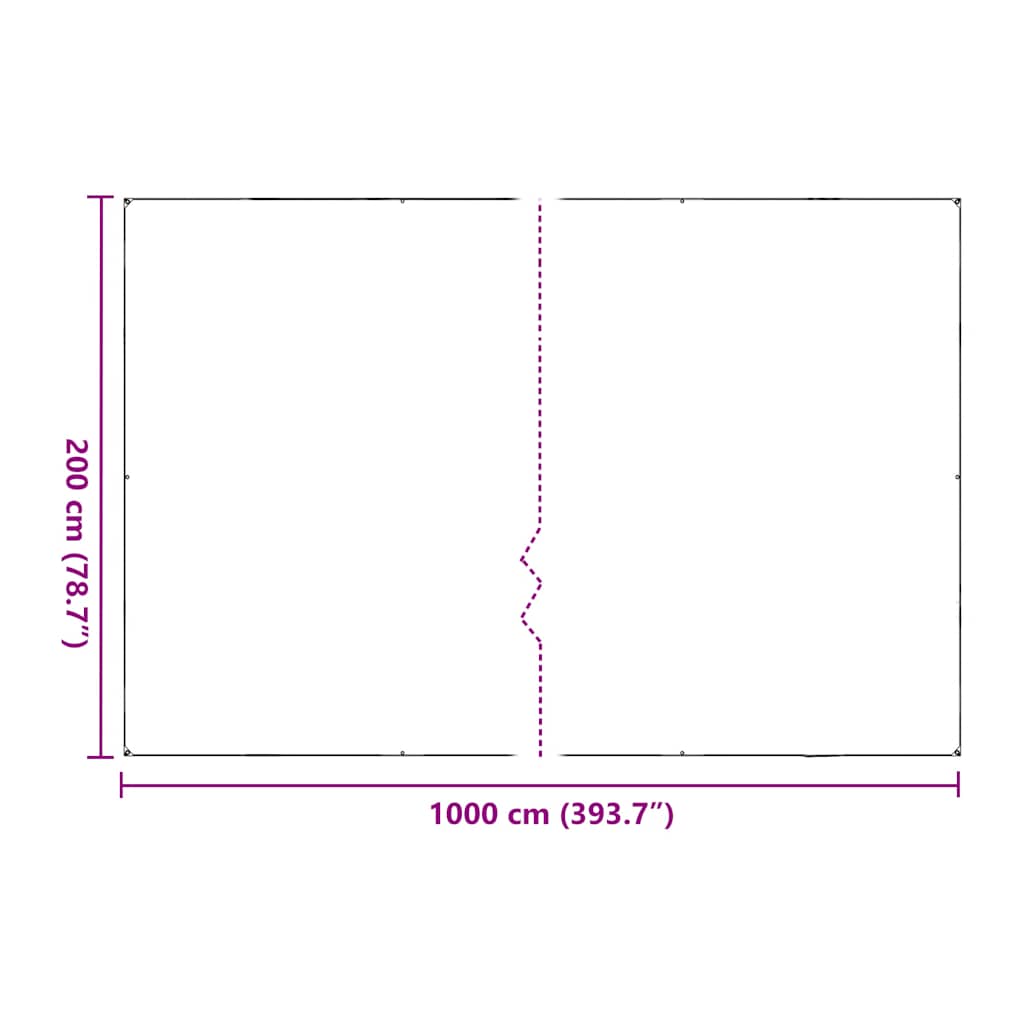 Copertura per Piante con Occhielli 2x10 m in Polietilene
