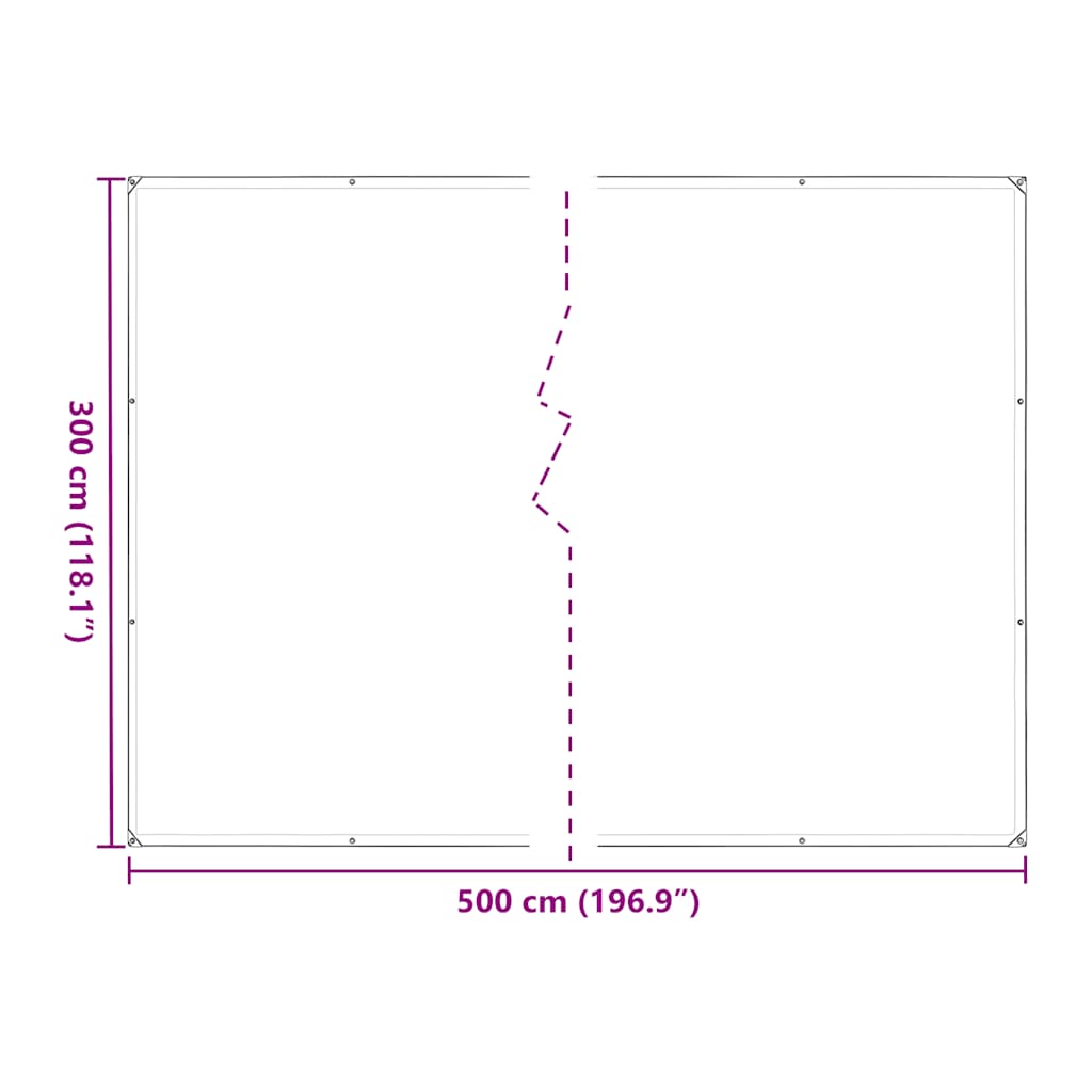Copertura per Piante con Occhielli 3x5 m in Polietilene