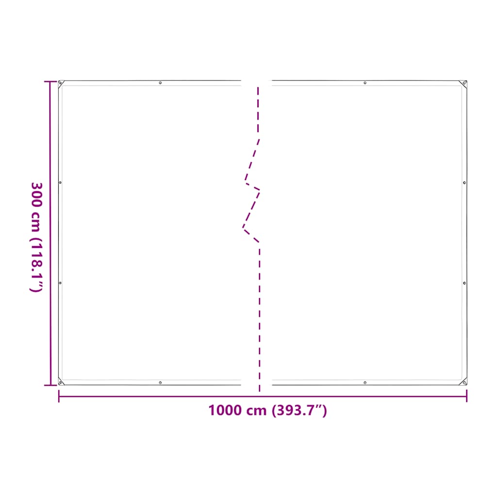 Copertura per Piante con Occhielli 3x10 m in Polietilene