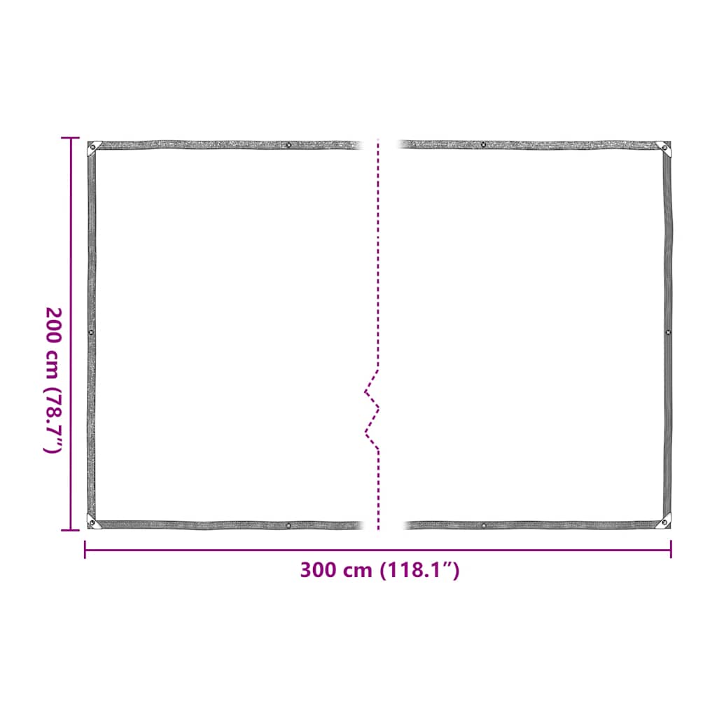 Copertura per Piante con Occhielli 2x3 m in Polietilene
