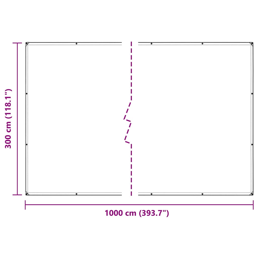 Copertura per Piante con Occhielli 3x10 m PVC