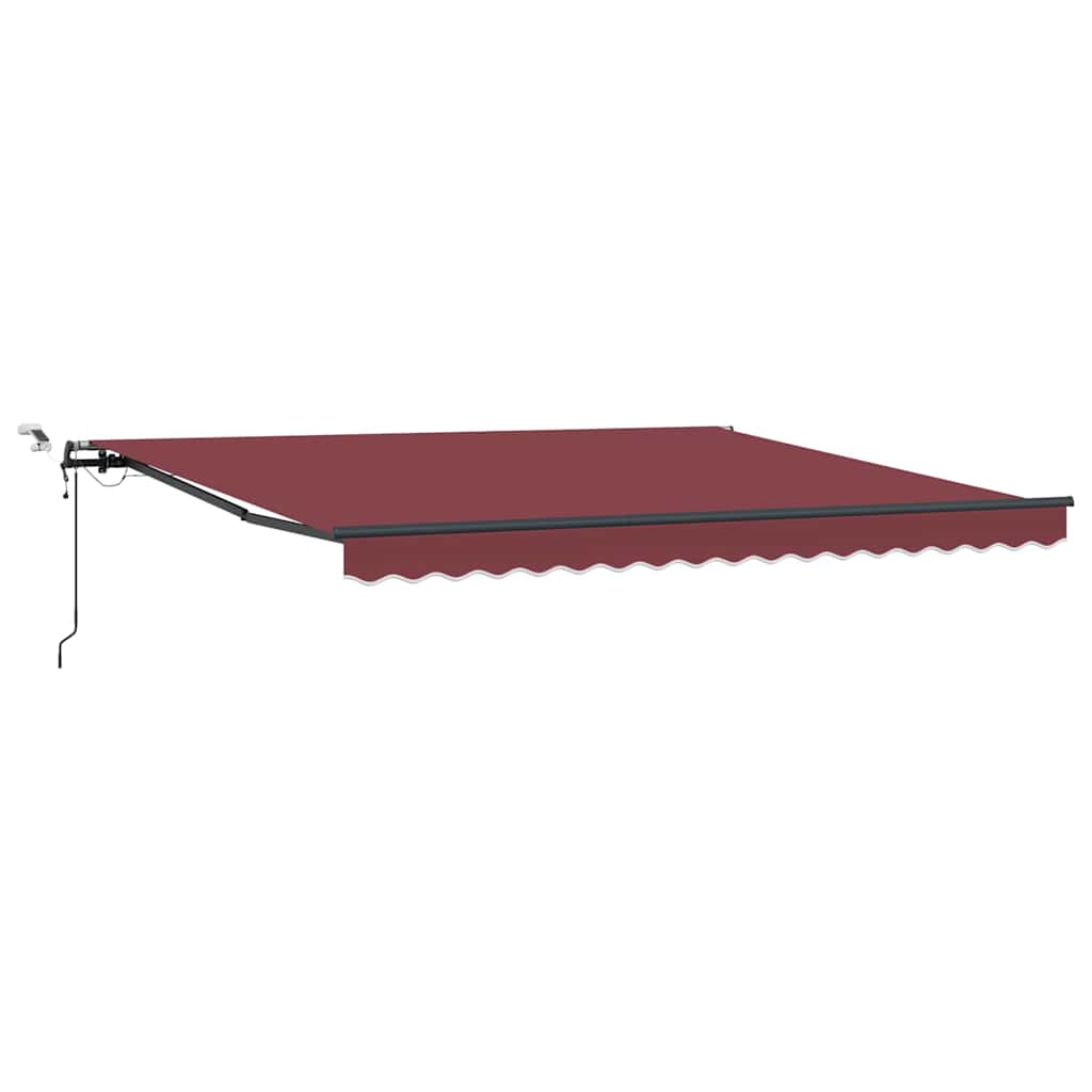 Tenda retrattile Borgogna 400 × 300 cm Poliestere