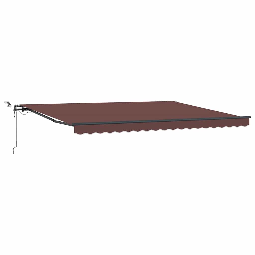 Tenda retrattile Borgogna 450 × 300 cm Poliestere