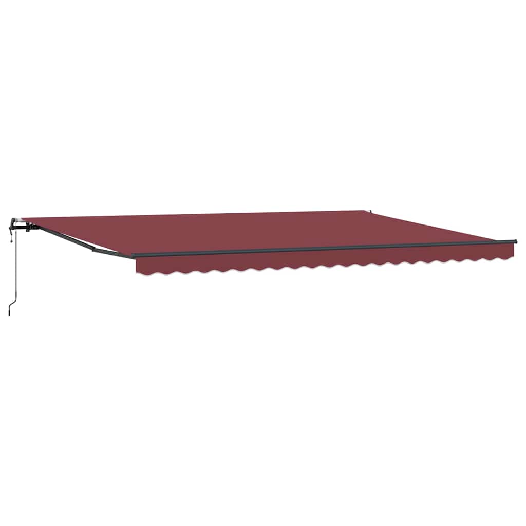 Tenda da Sole Retrattile Automatica Bordò 500x300 cm