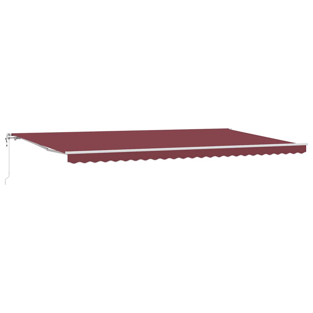 Tenda da Sole Retrattile Automatica Bordò 600x300 cm