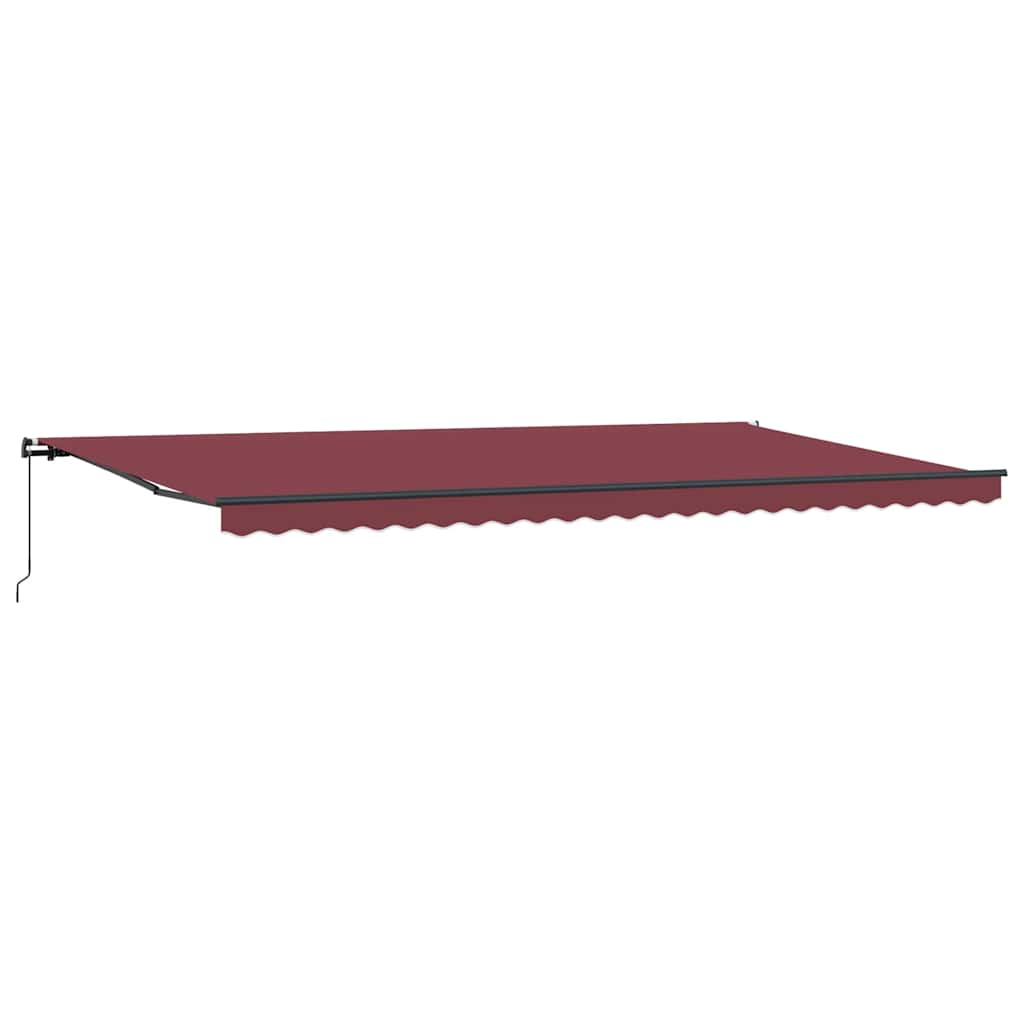 Tenda da Sole Retrattile Manuale Bordò 600x300 cm
