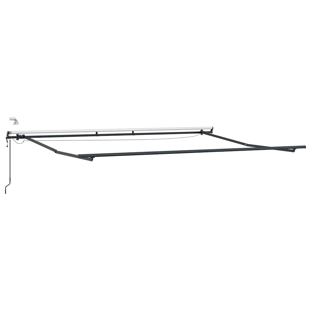 Tenda retrattile Marrone 400 × 300 cm Poliestere