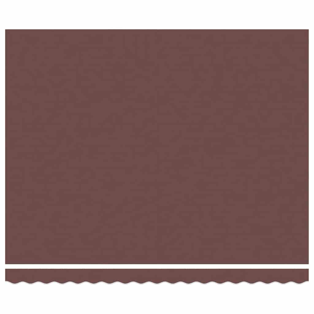 Tenda retrattile Marrone 400 × 300 cm Poliestere